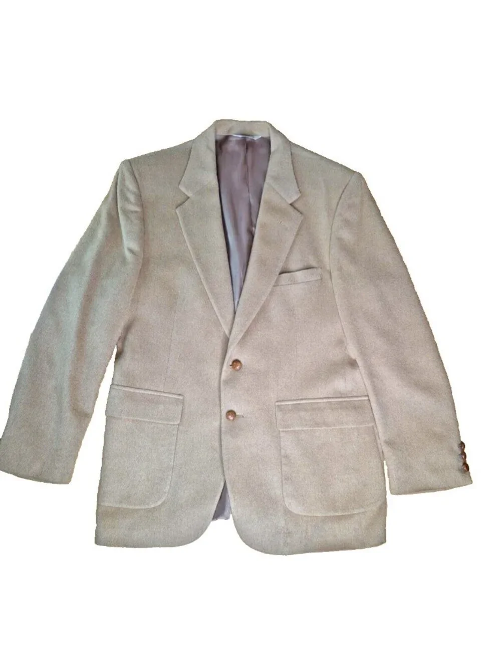 100% Camel Hair Sport Coat Blazer – Made in USA – Size 42 Don Douglass
